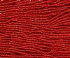 1 Hank of 11/0 Opaque Dark Cranberry Red Seed Beads